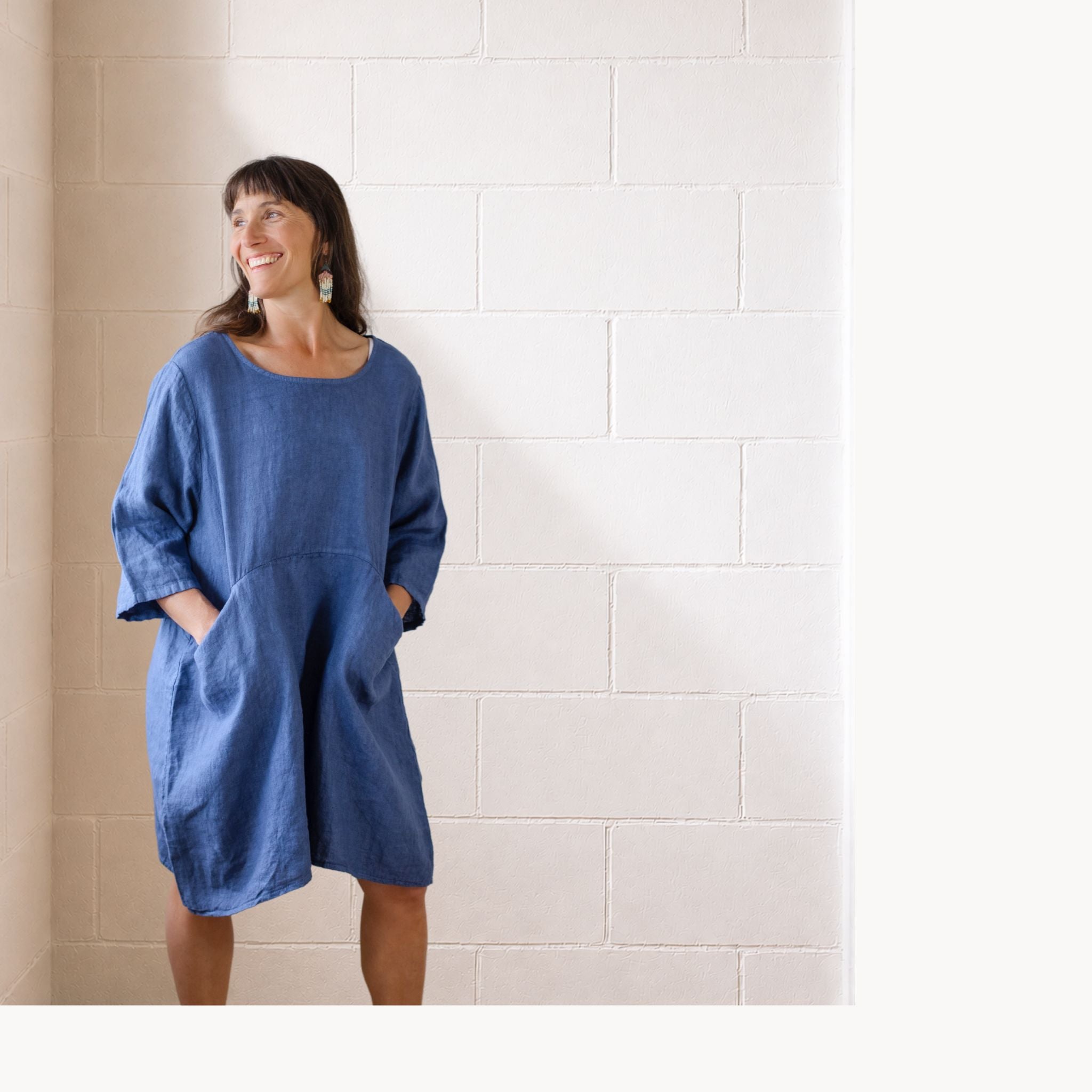 Linen Pocket Dress