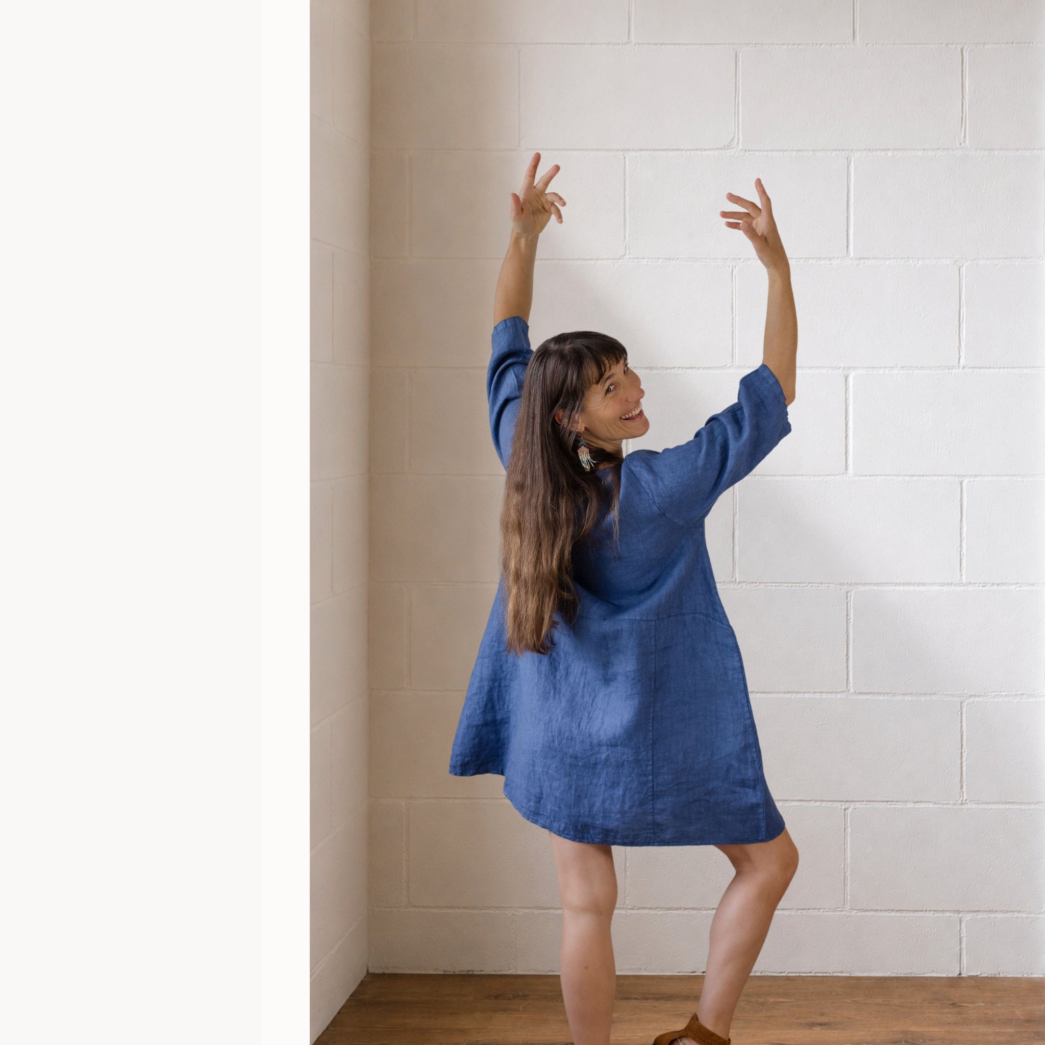 Linen Pocket Dress