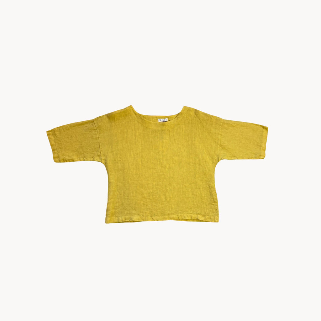 Linen Box Blouse