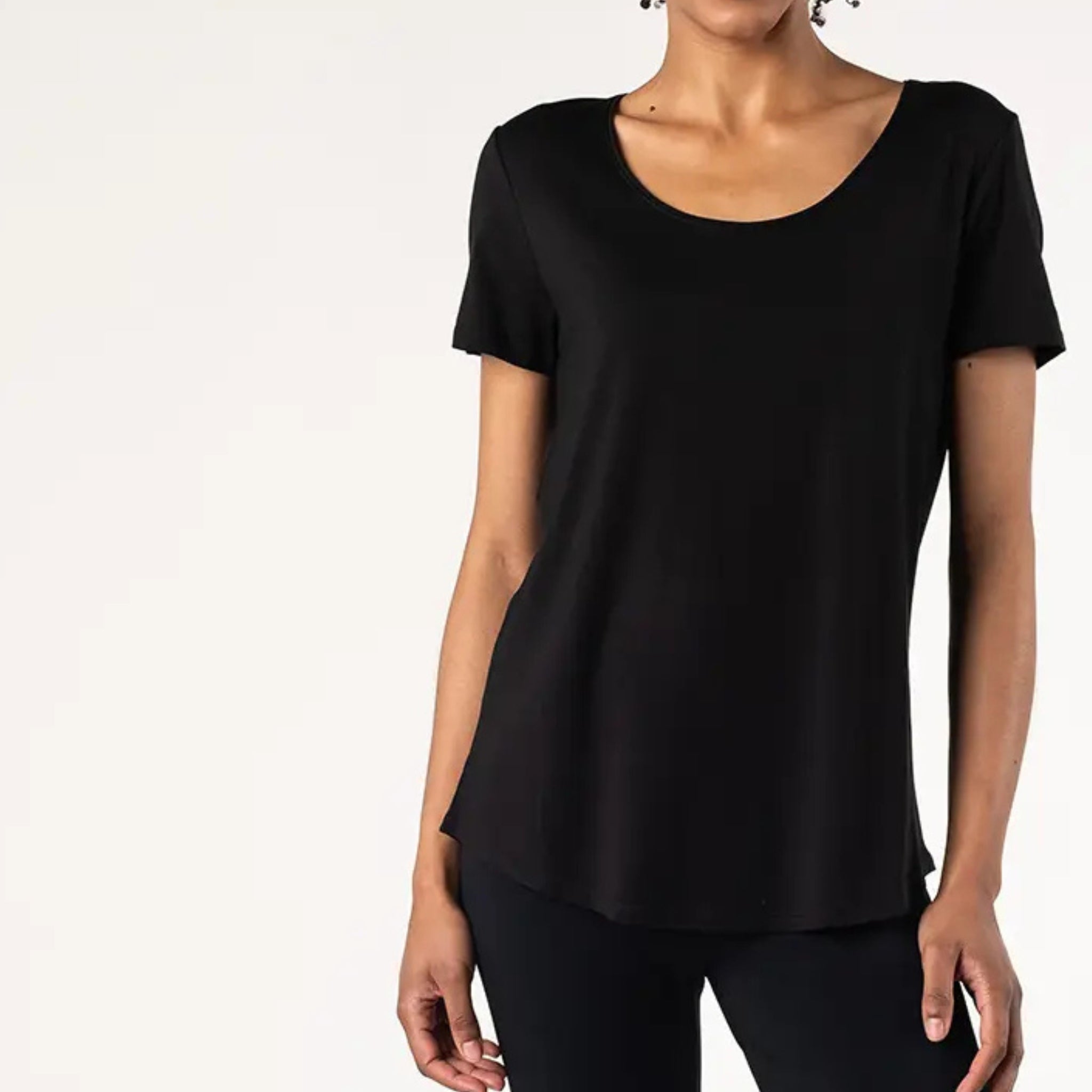 Bamboo U Neck Tee
