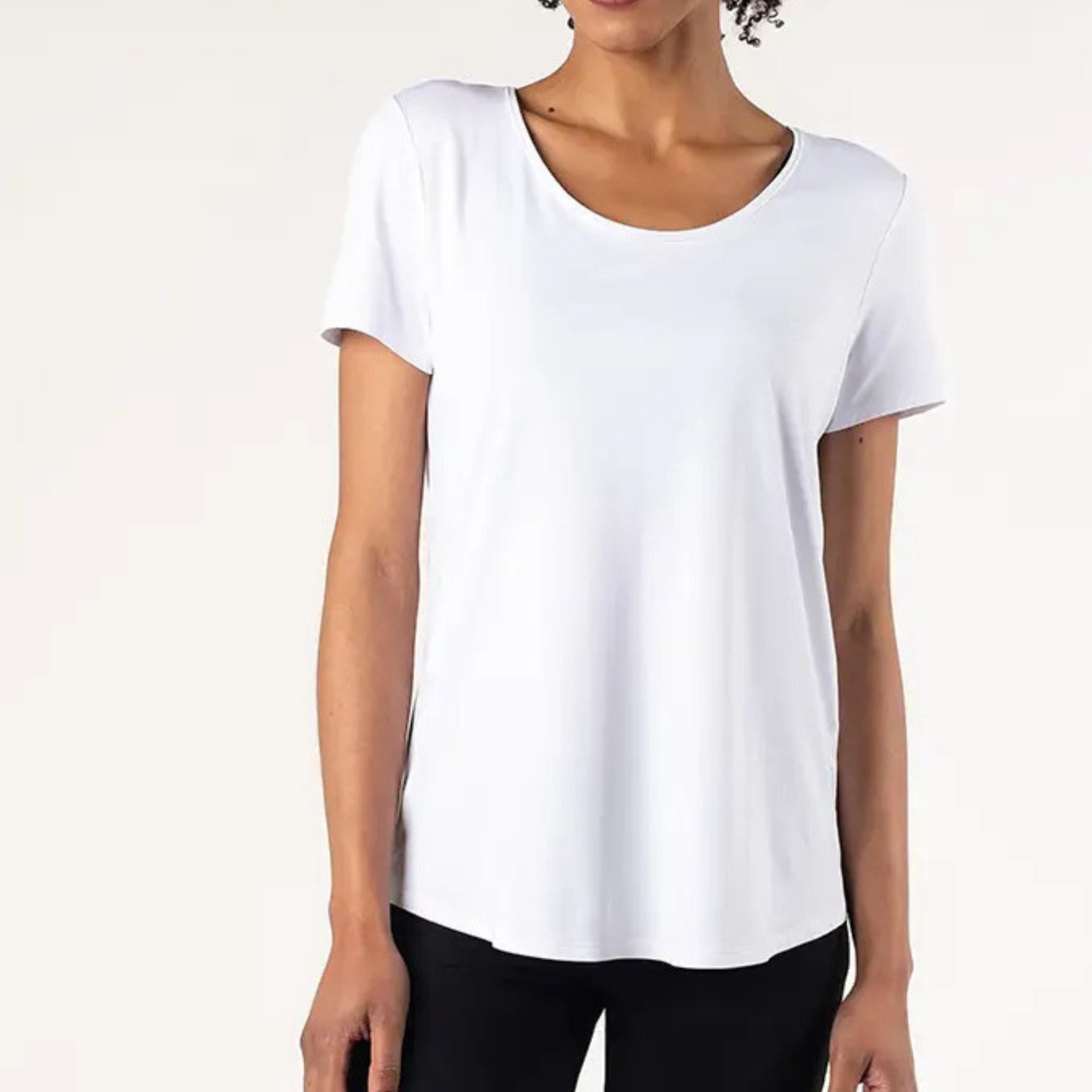 Bamboo U Neck Tee