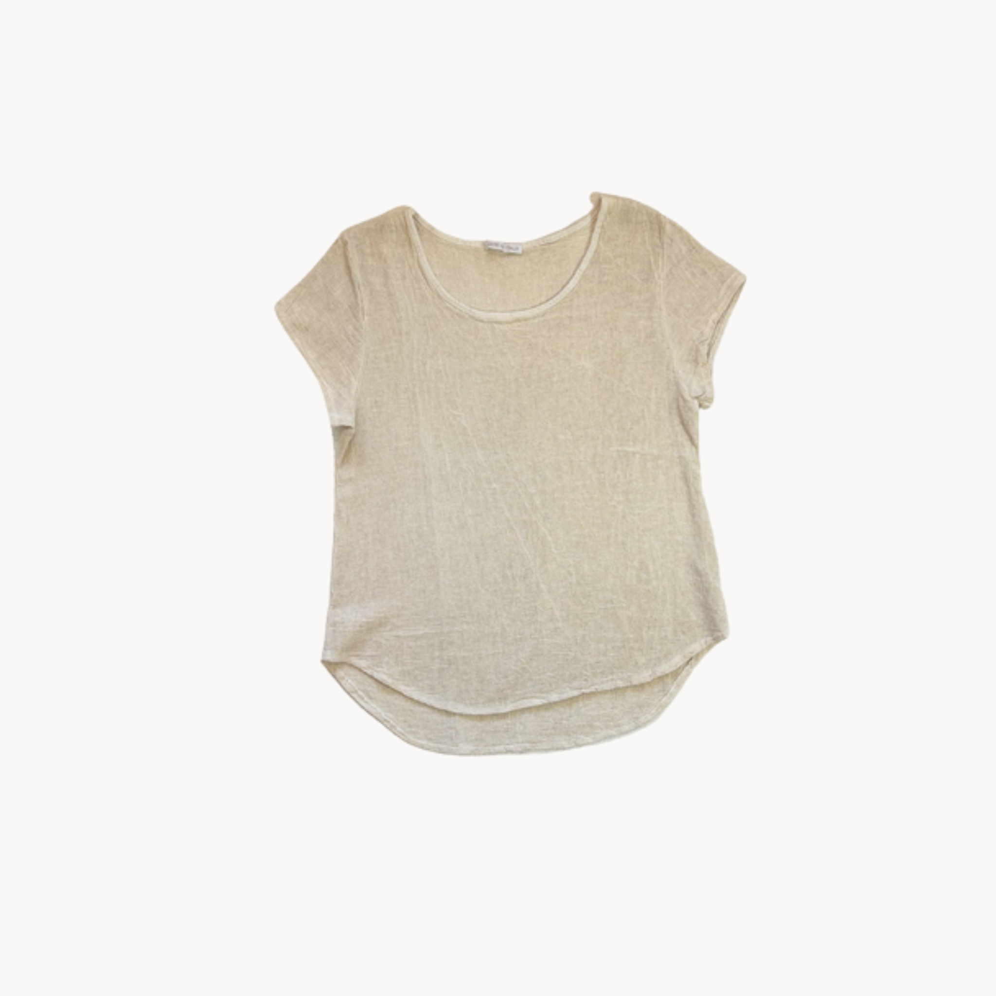 Cotton/Linen Texture Tee
