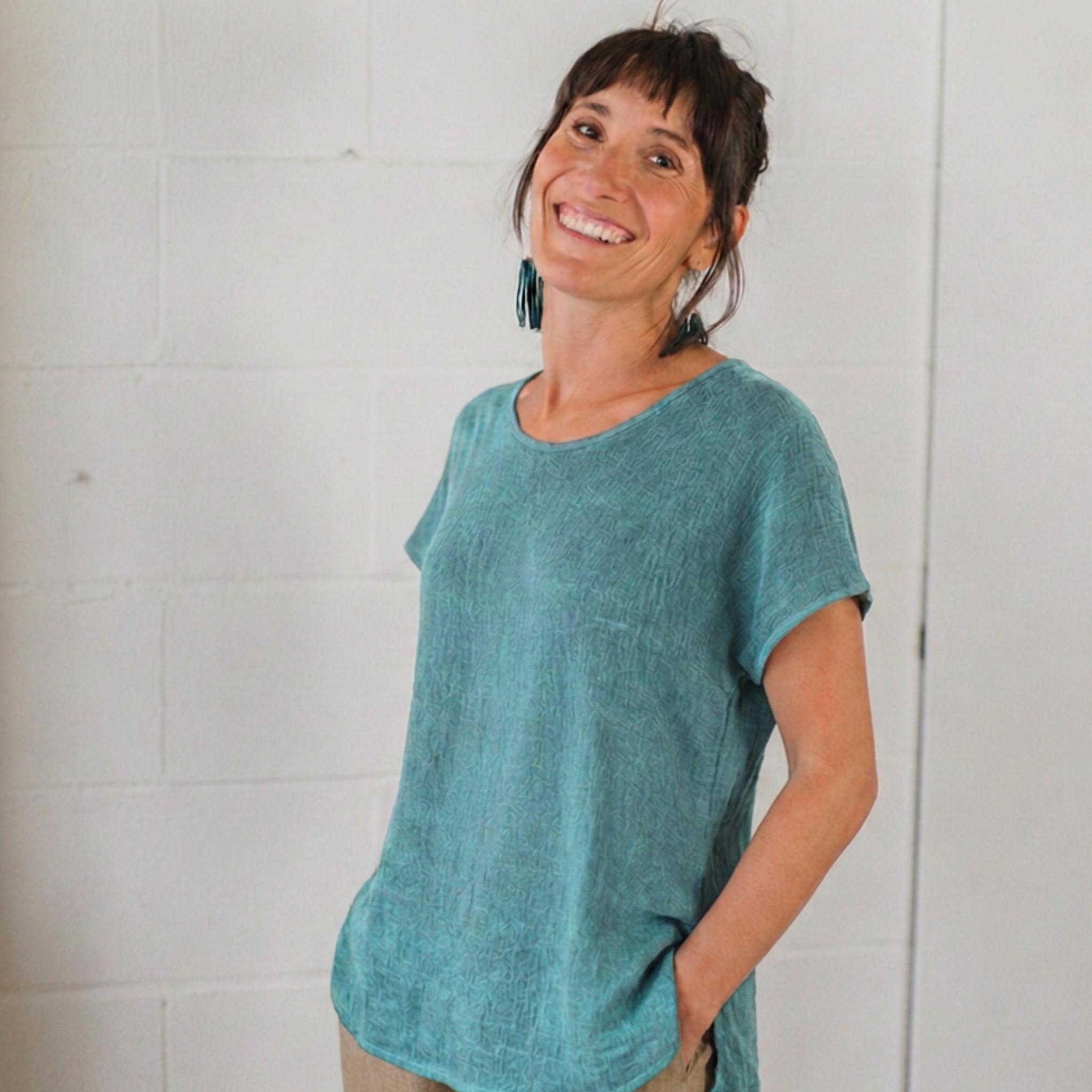 Cotton/Linen Texture Tee