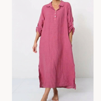 Long Linen Maxi Dress