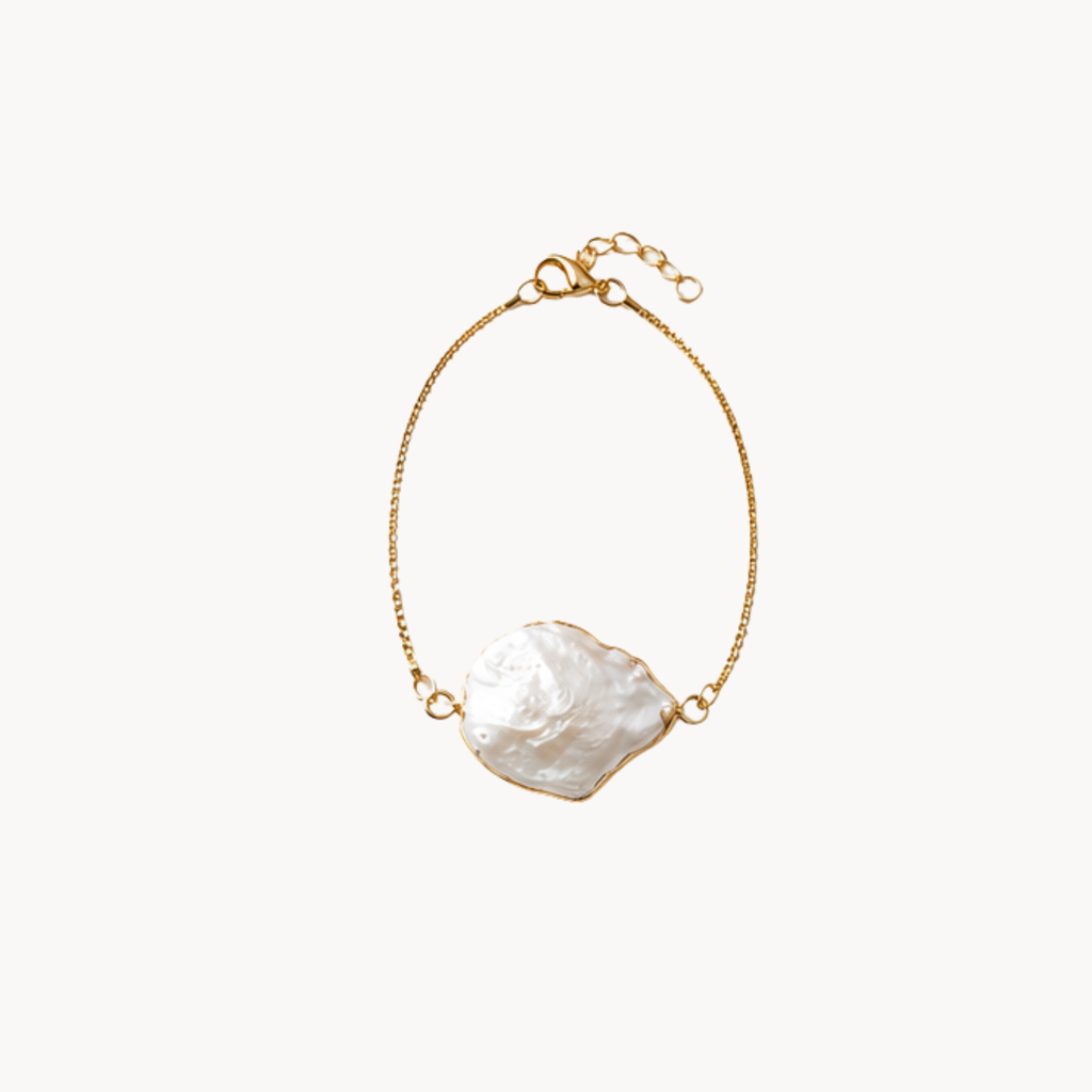 Natural Freshwater Baroque Pearl Bracelet