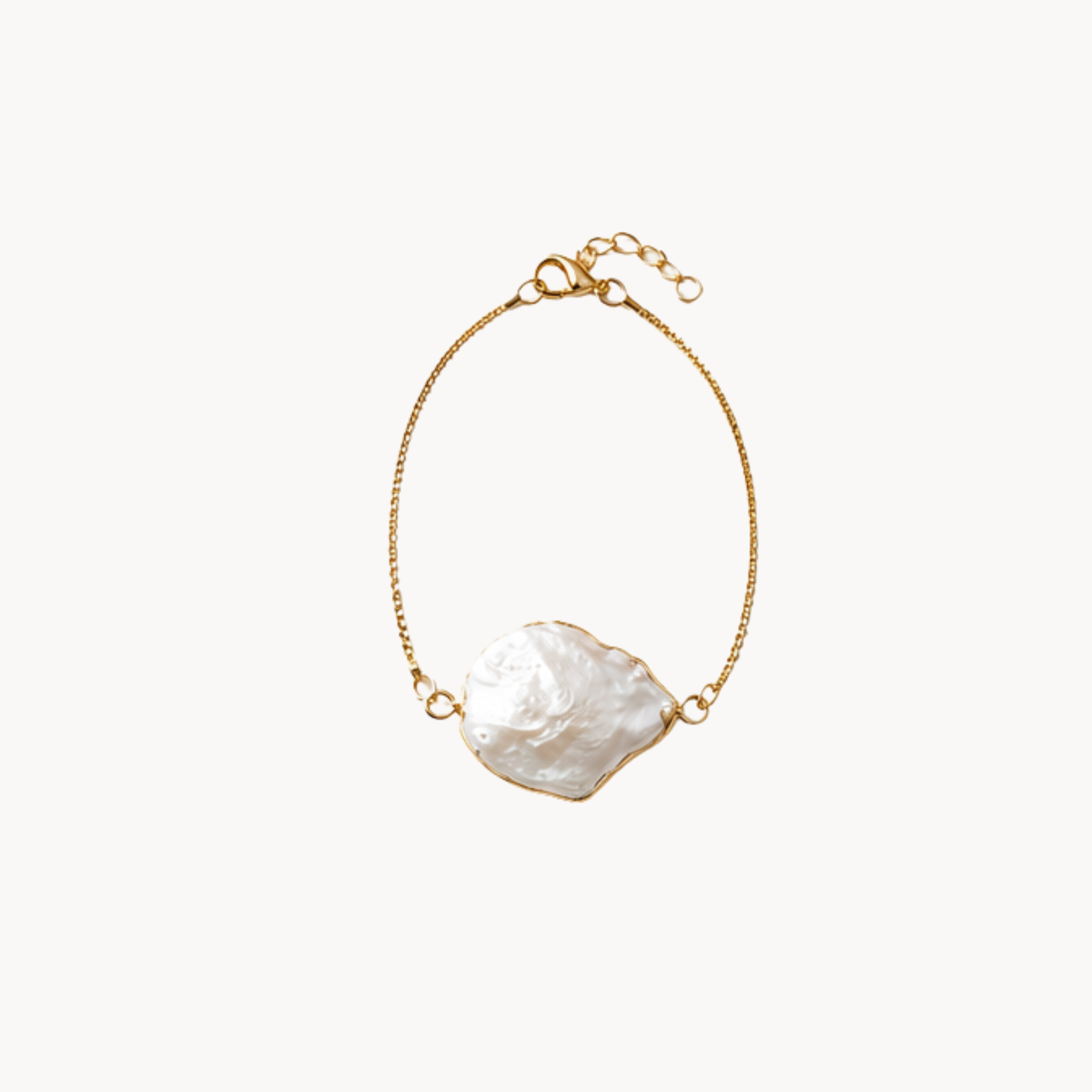 Natural Freshwater Baroque Pearl Bracelet