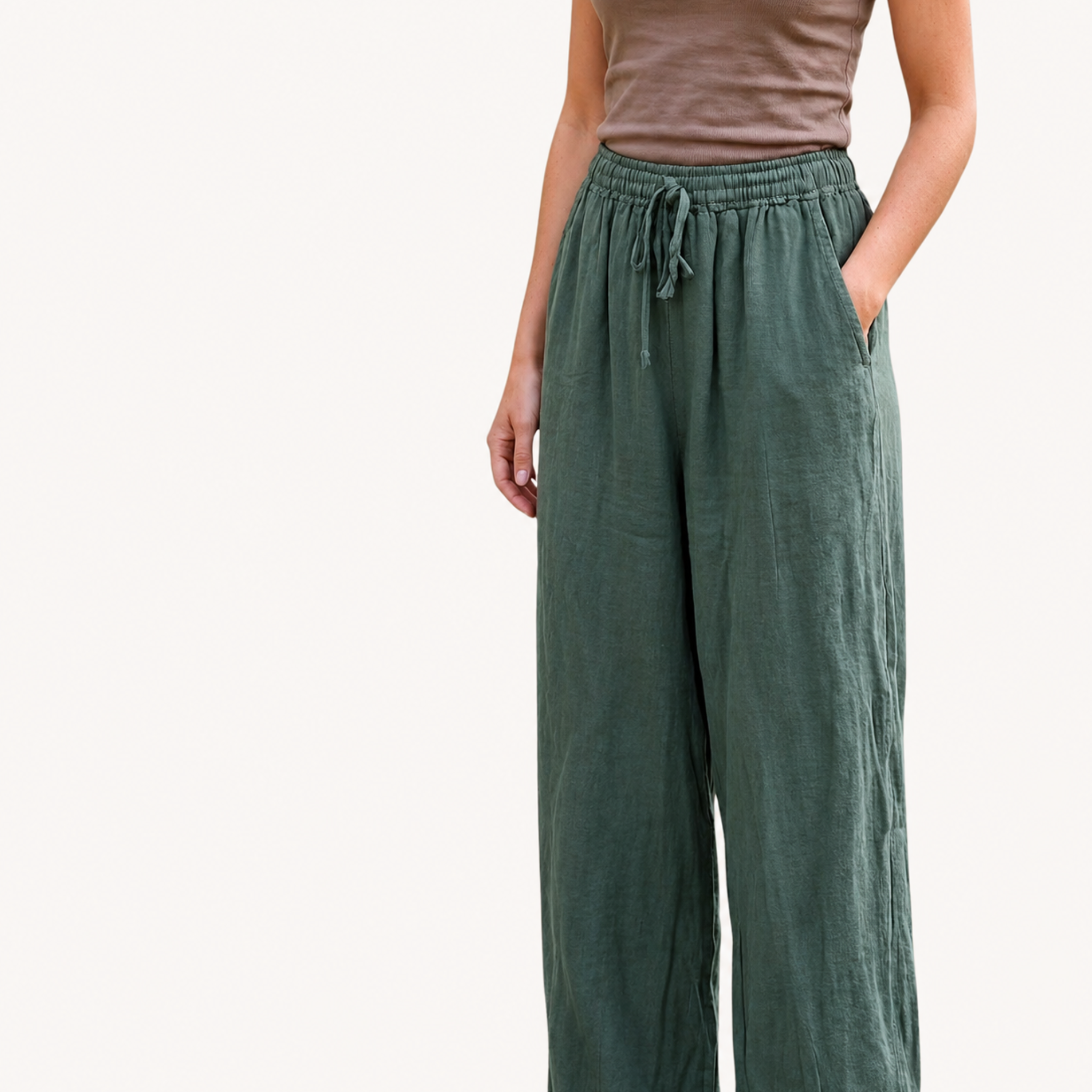 Linen Draw String Pants
