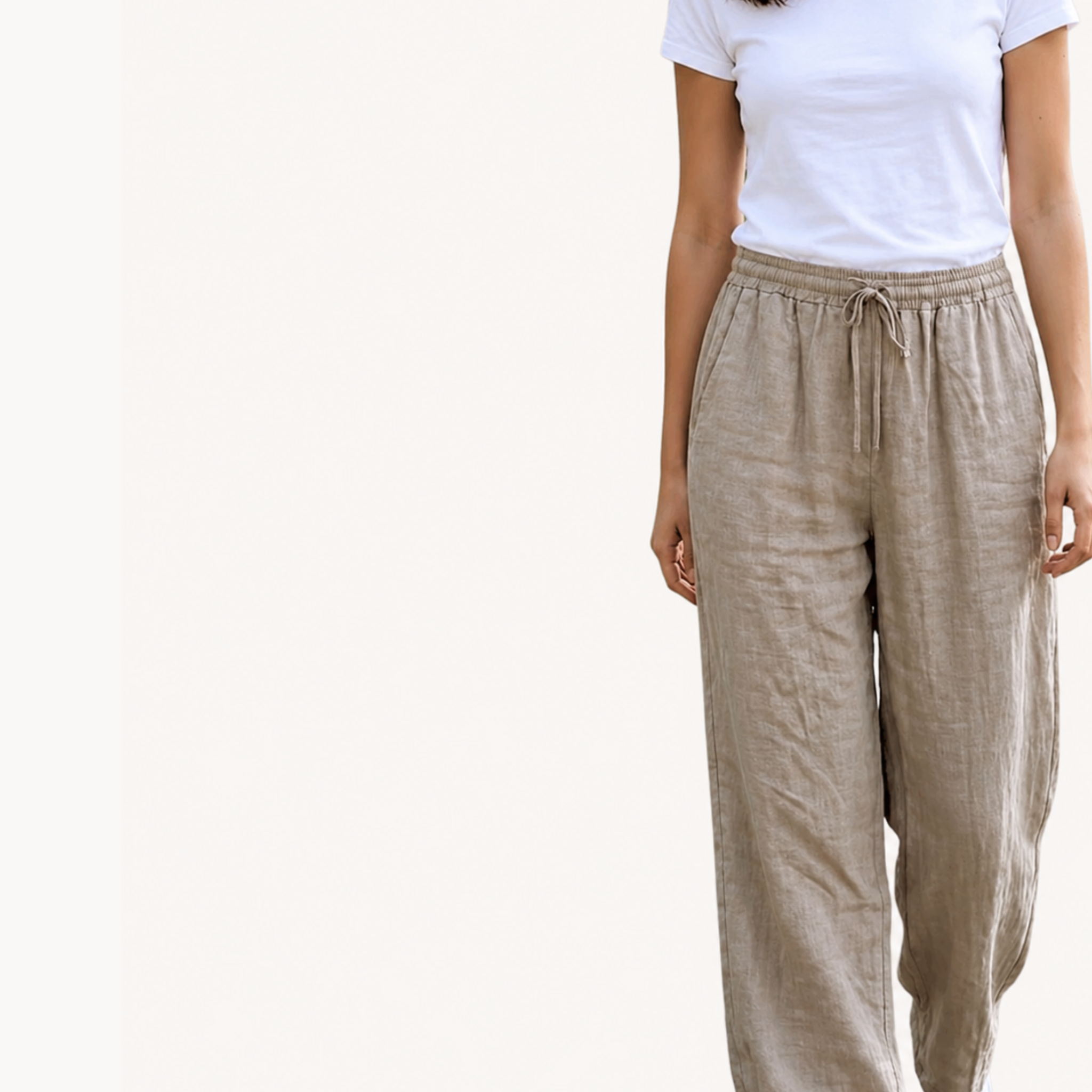 Linen Draw String Pants