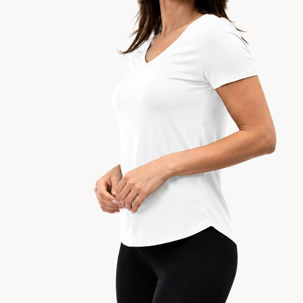 Bamboo Classic V neck Tee