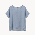 Cotton & Linen Tunic Tee SALE 25% 0ff
