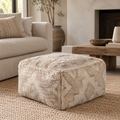 Freya Wooly Ottoman