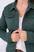 Slim jacket in Marine Green- Comfort Stretch