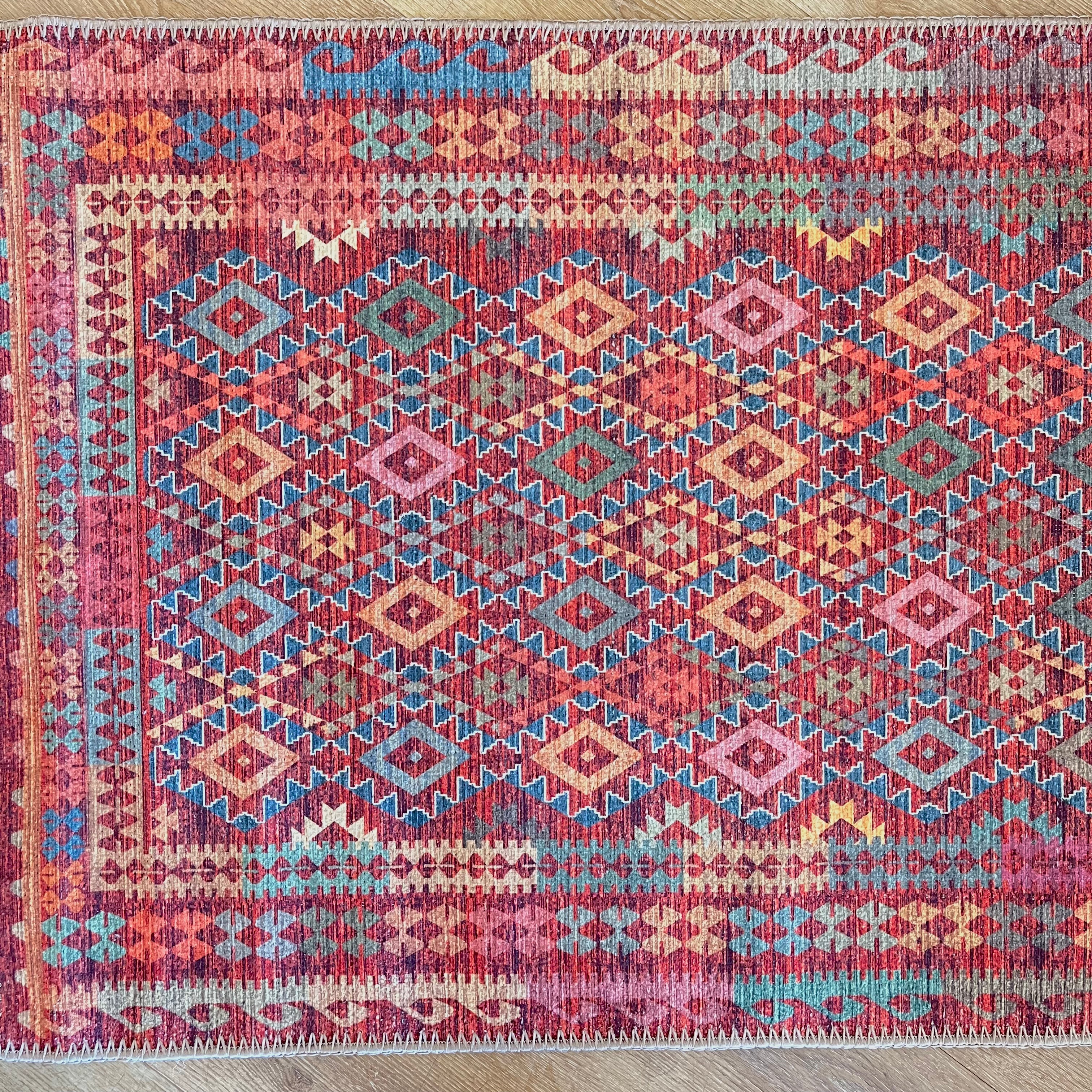 Tiki washeable rug