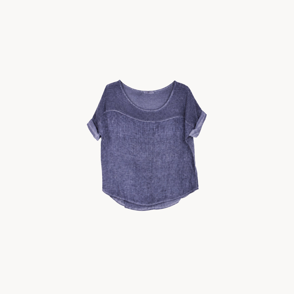 Linen Knit Segment Tee SALE! 25% off