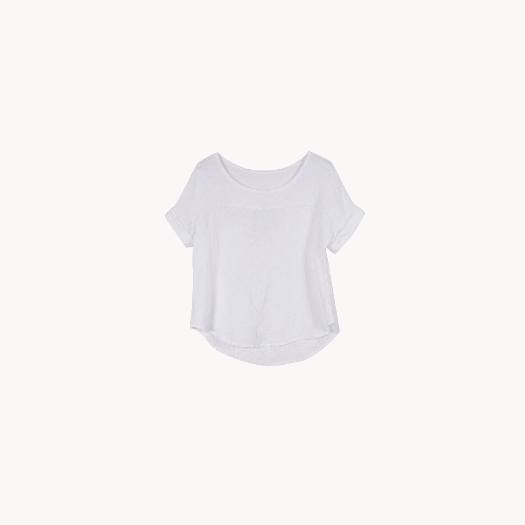 Linen Knit Segment Tee