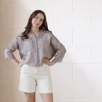 Mid Length Denim Shorts- Comfort Stretch