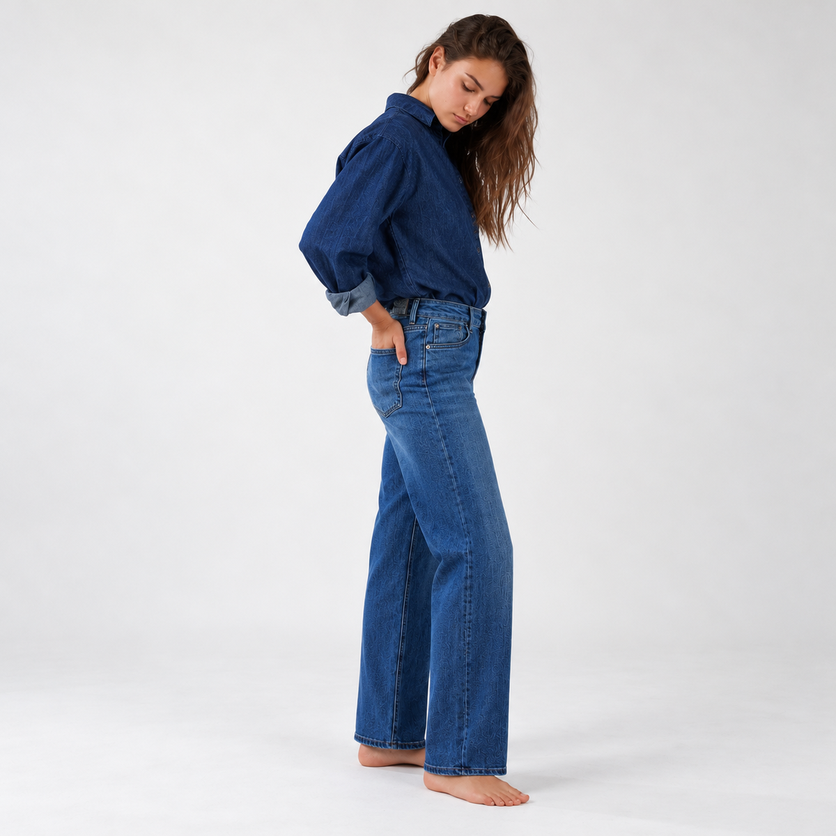 Elvia Wide Straight - Low Rise