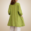 Linen Mid Length Jacket
