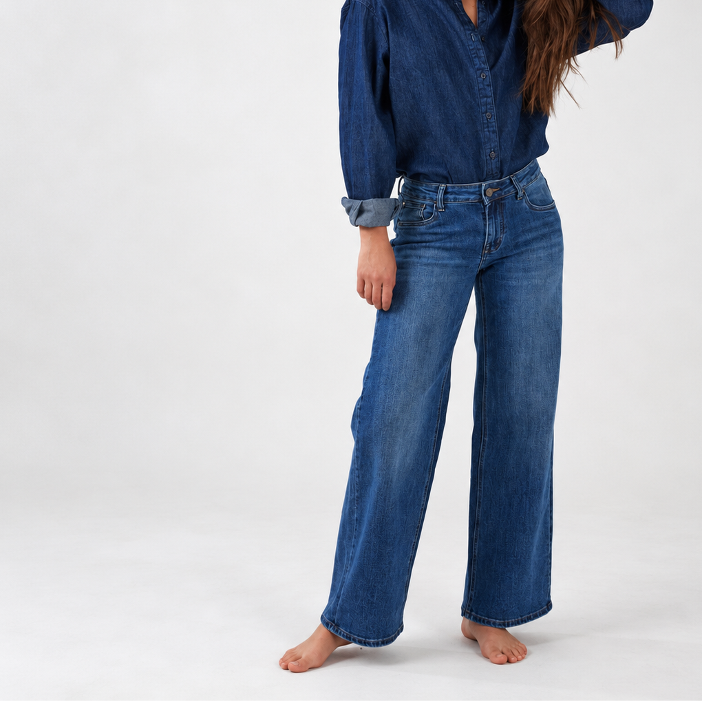 Elvia Wide Straight - Low Rise