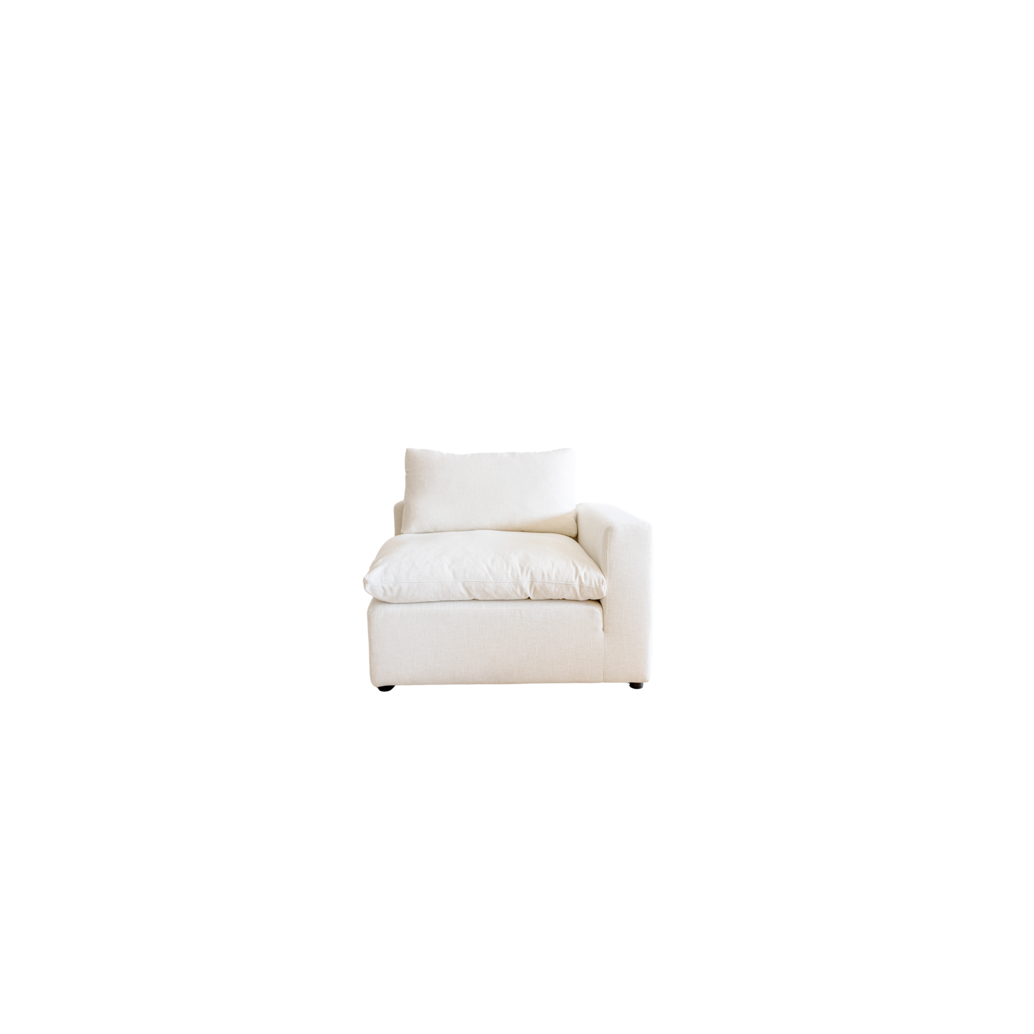 Soames Down Filled Modular Sofa - Ivory Linen