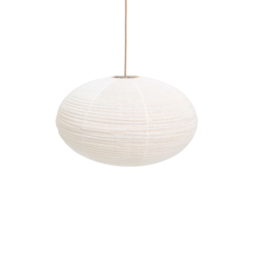 Linen Disc Light Shade
