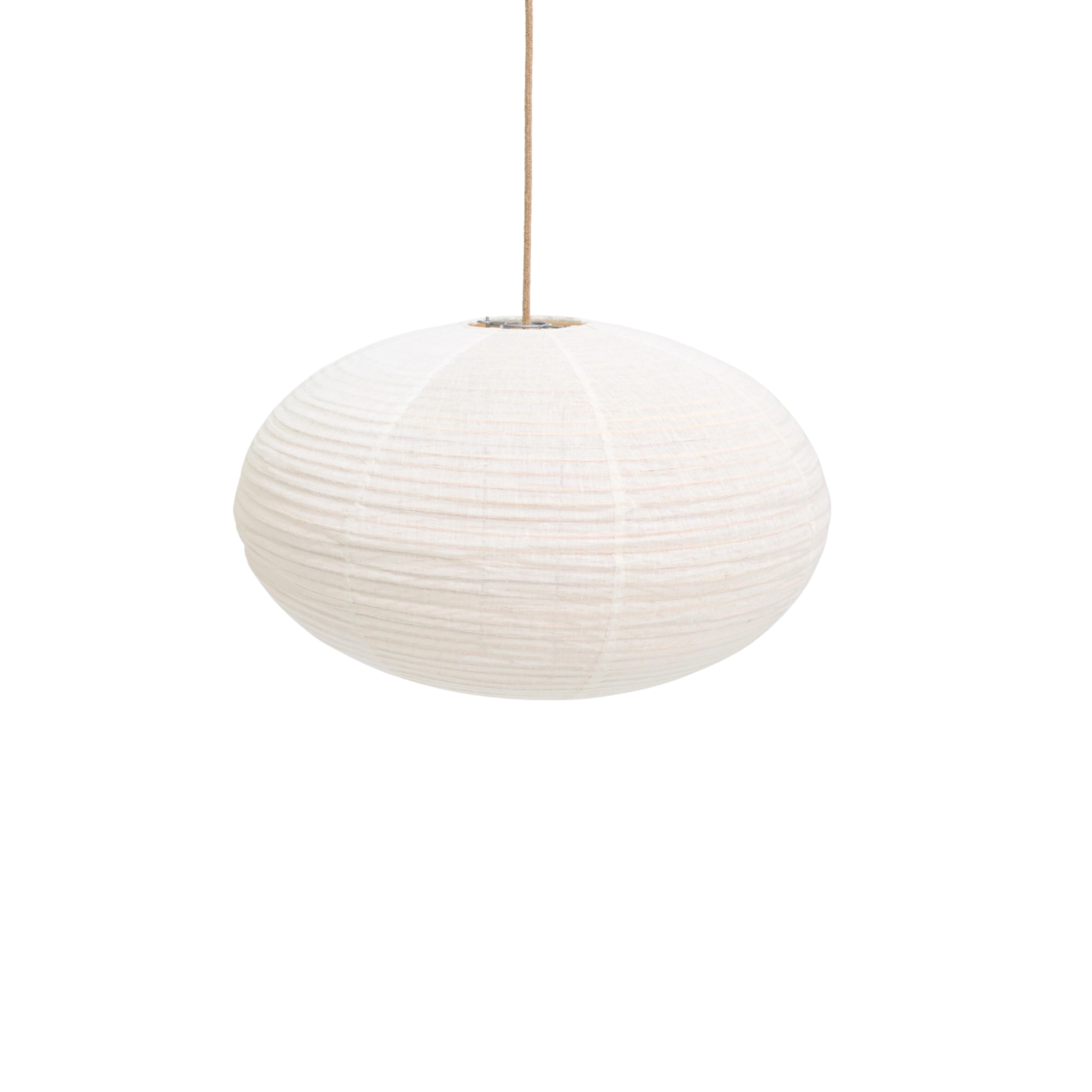 Linen Disc Light Shade