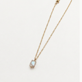 Brass Moonstone Pendant Chain