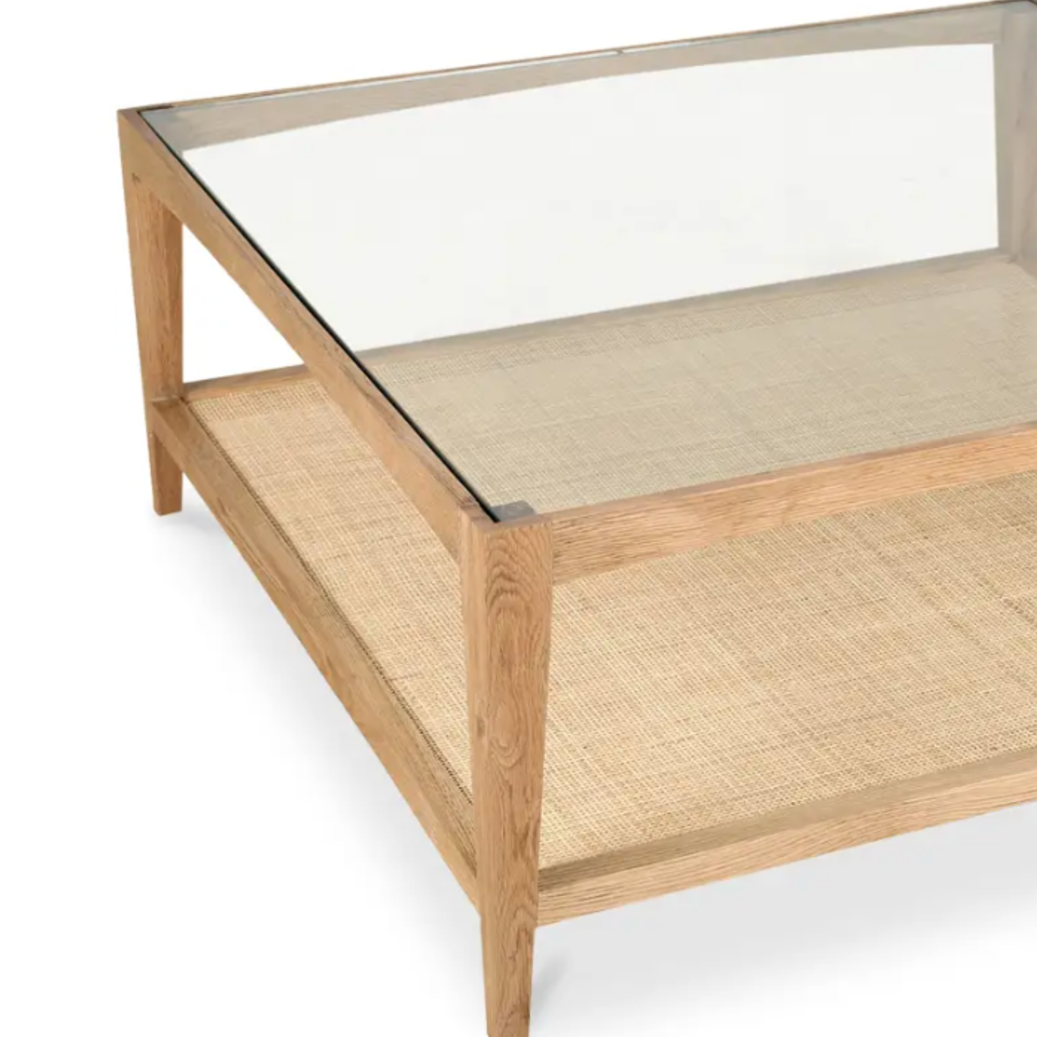 Rattan coffee table