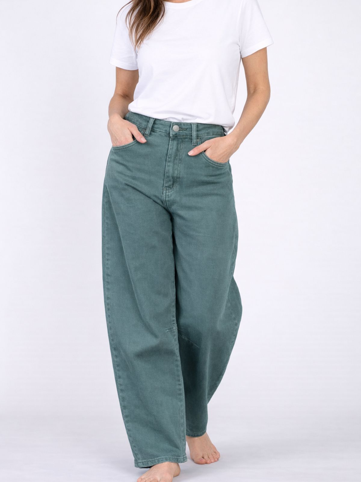 Long Barrel Khaki Pants