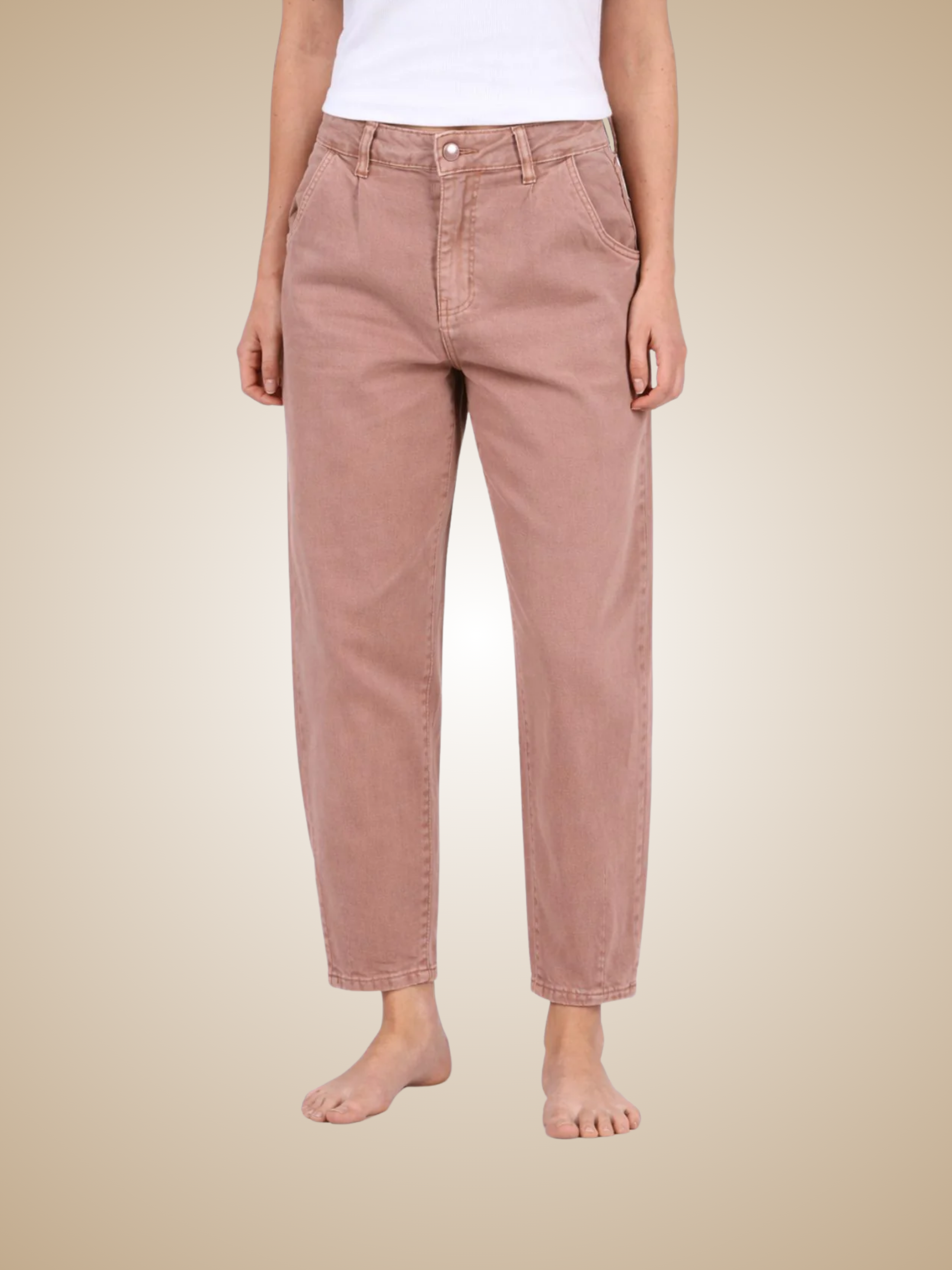 Balloon Cut- Pleated Summer Chino
