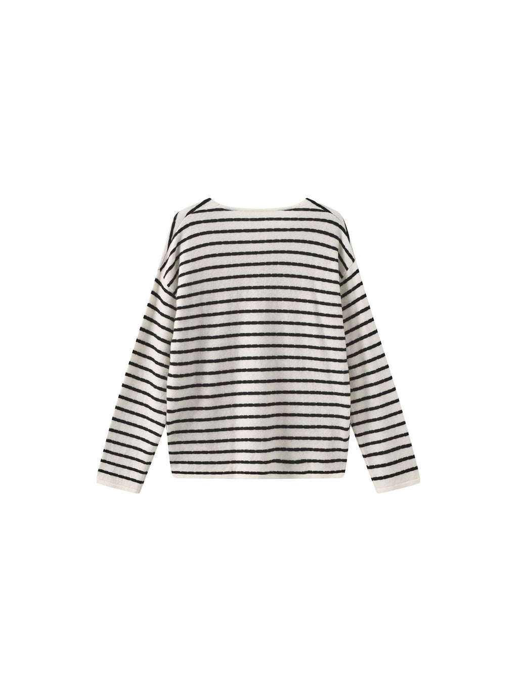 Cozy Striped Wool Knitted Sweater