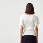 Bamboo Lyocell Off-Shoulder Top