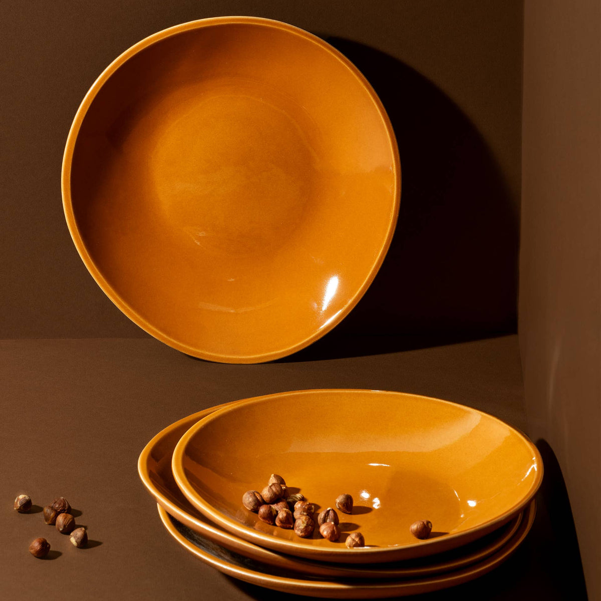 Handmade Stoneware Dinner Plate | Dadasi 10.2"