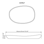 Long Stoneware Serving Platters  | Dadasi
