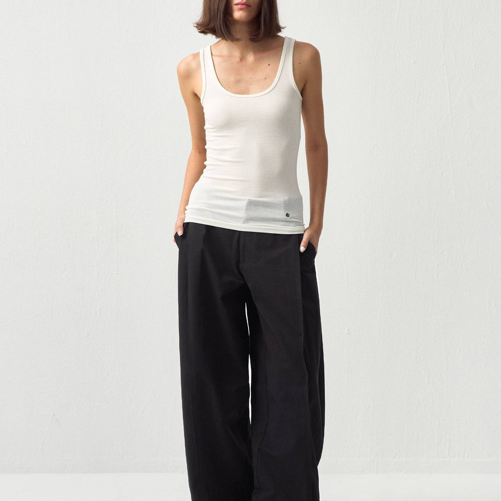 Lyocell Wool Blend U-Neck Layering Tank