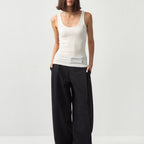 Lyocell Wool Blend U-Neck Layering Tank