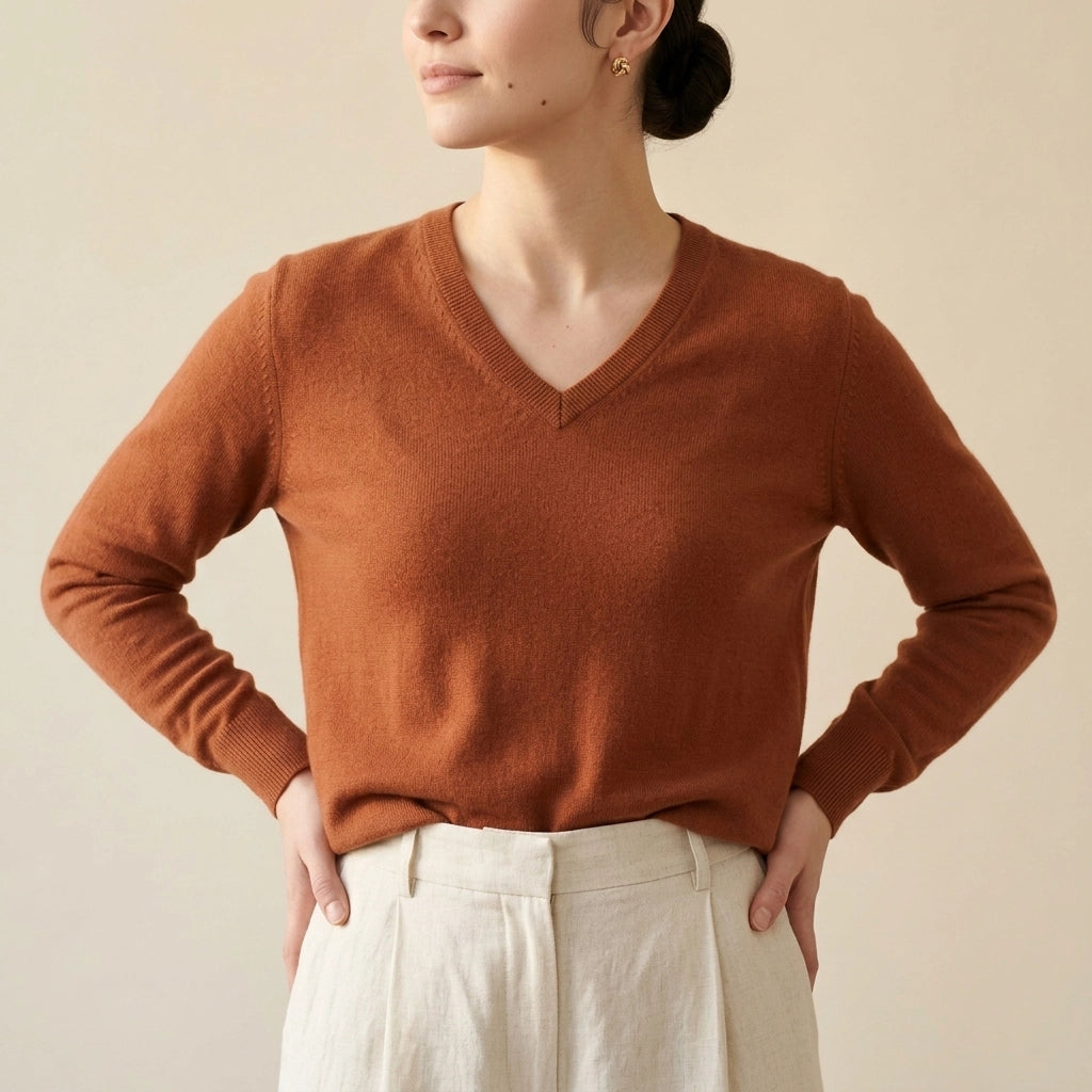 Ellis Cashmere V-Neck