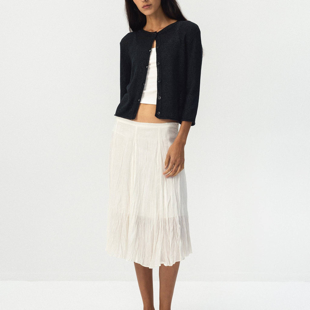Washi Button Knit Cardigan
