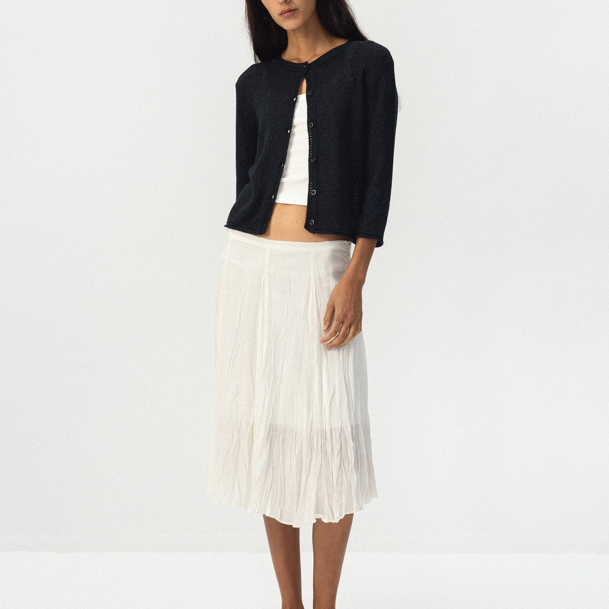 Washi Button Knit Cardigan