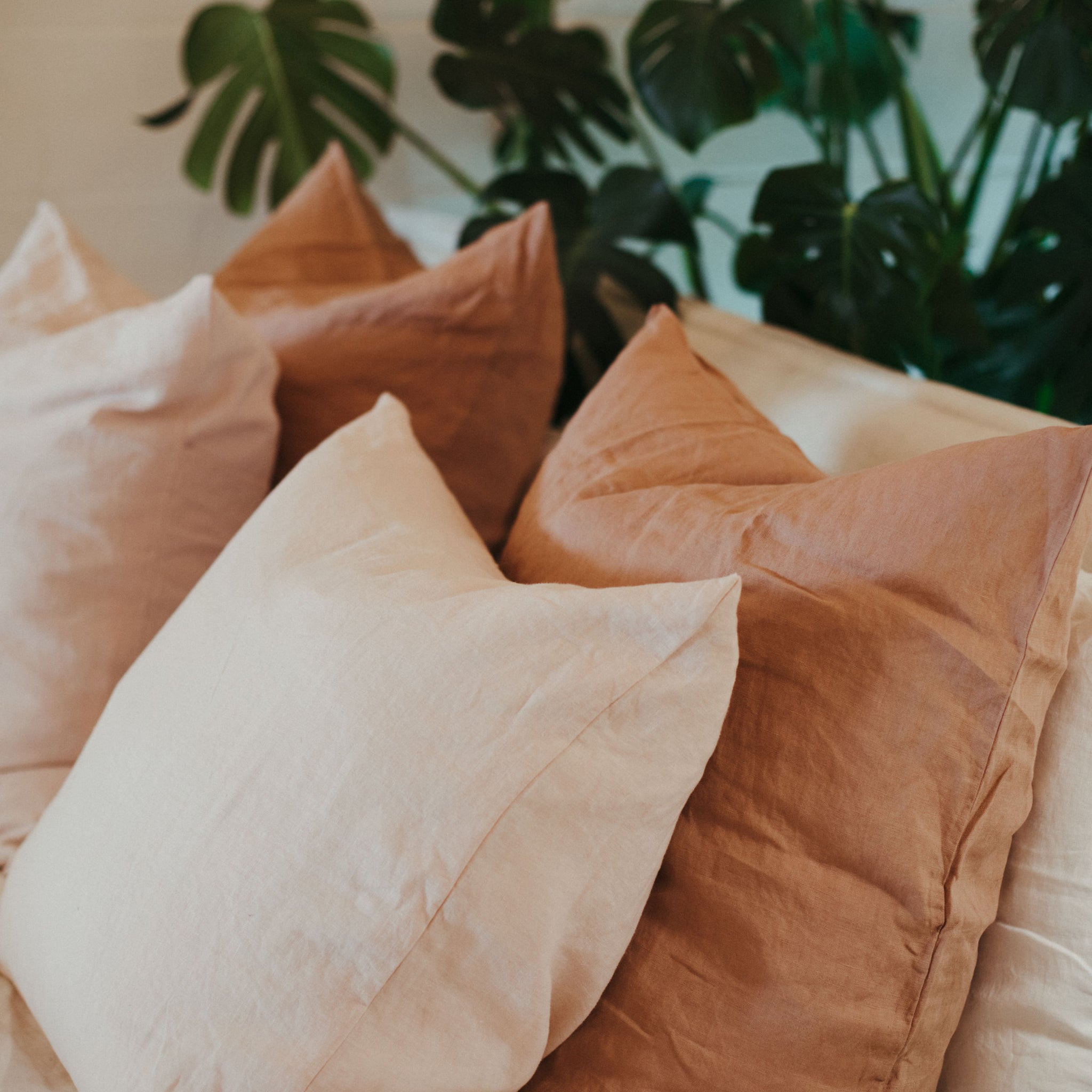 Euro Stonewashed Linen Pillows