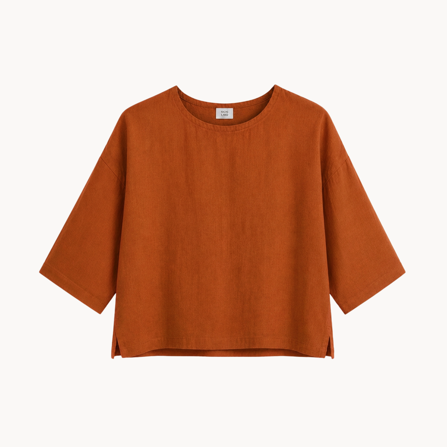Linen Box Blouse