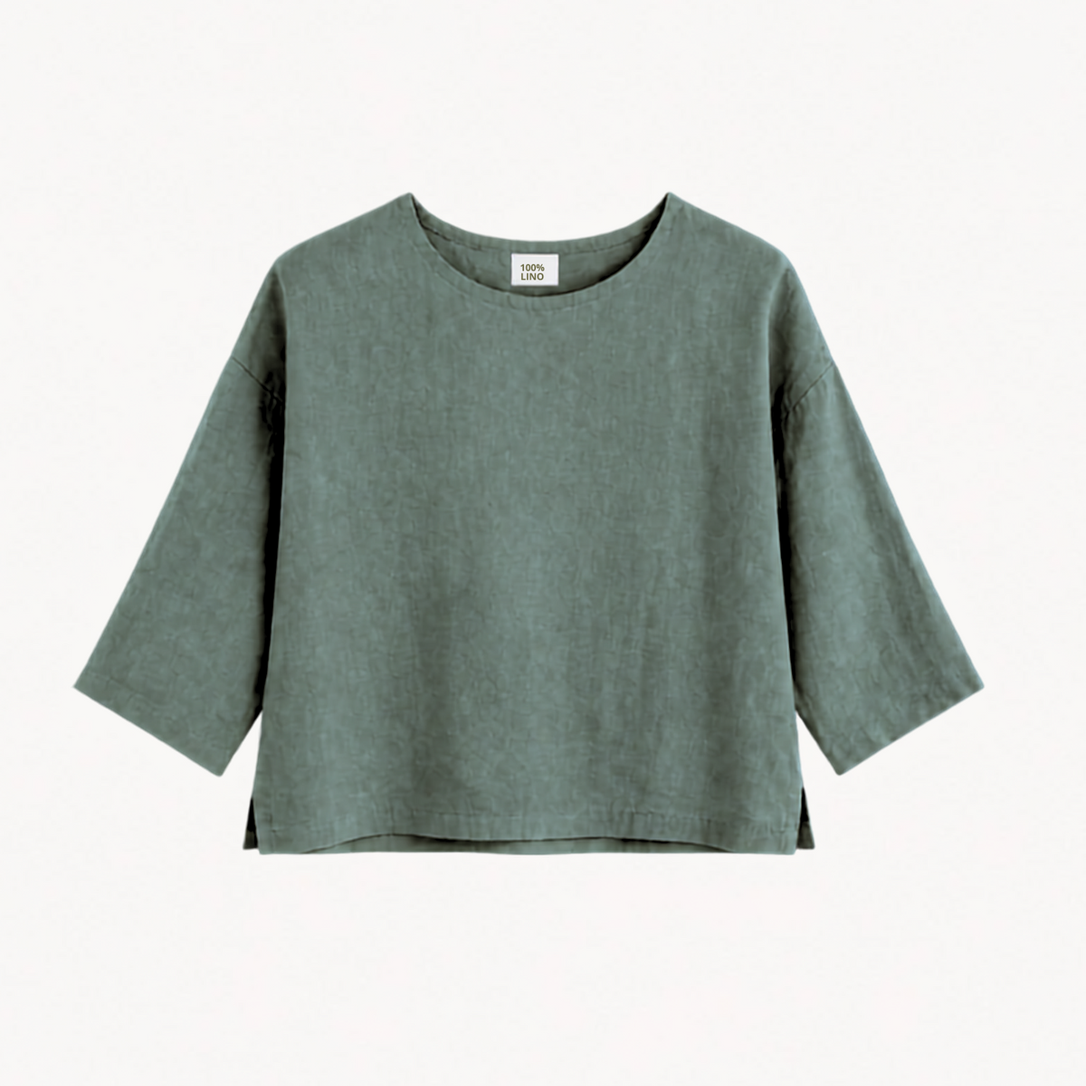 Linen Box Blouse