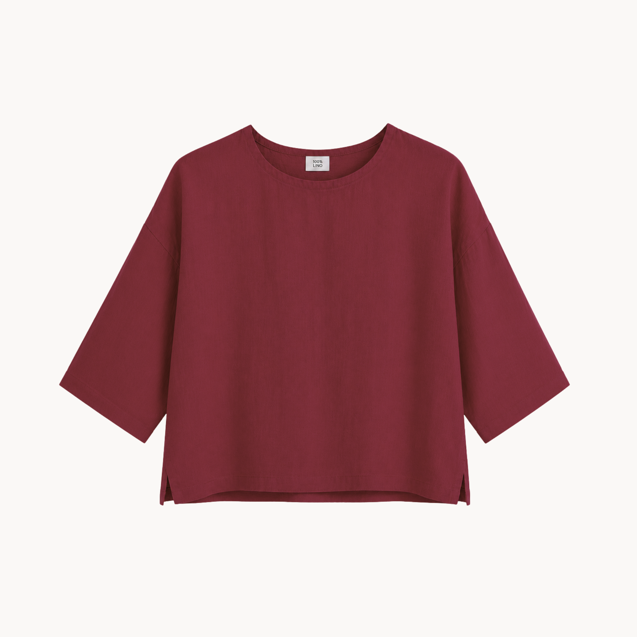 Linen Box Blouse