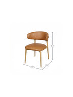 Leather chairs set of 2