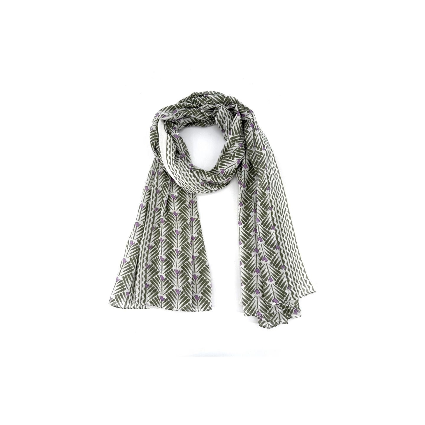 French botanical foulard collection