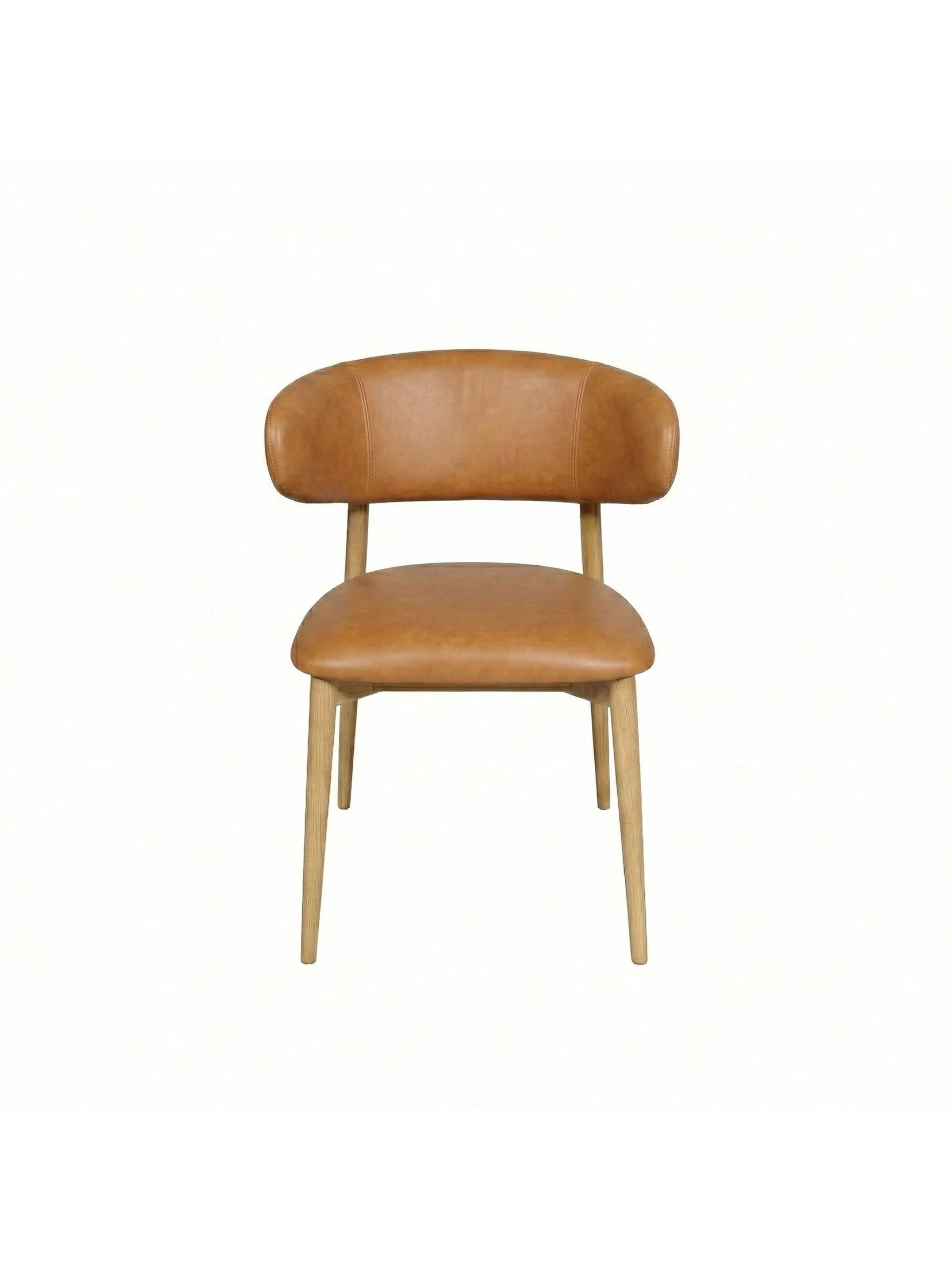 Leather chairs set of 2