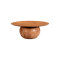 Round acacia table