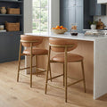 Drift Leather Counter Stools ~ Waitlist Arrives August