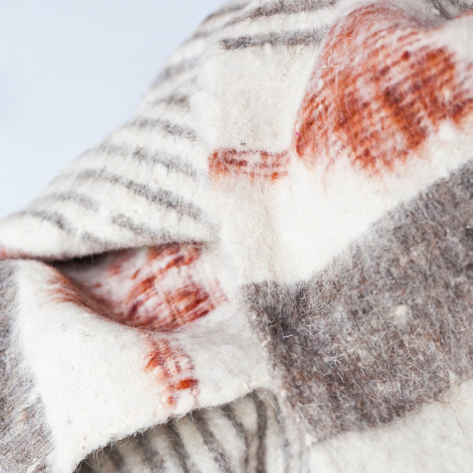 Grey Cayenne Traditional Momo Blanket