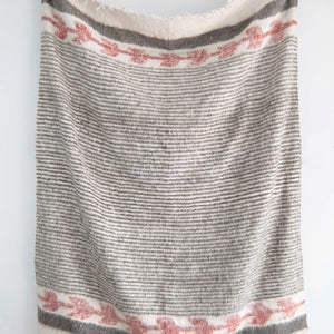 Grey Cayenne Traditional Momo Blanket